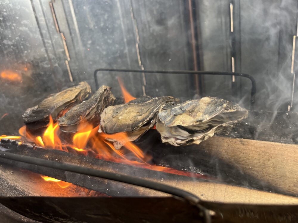 焼き牡蠣