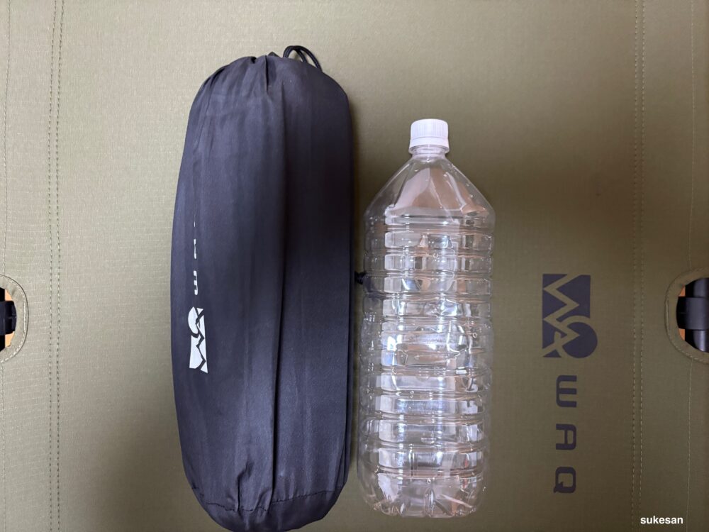 ペットボトルサイズのコンパクト収納